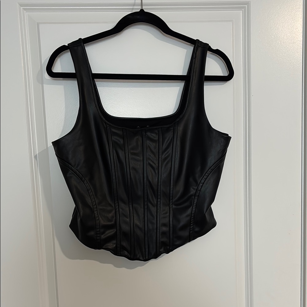 Express Black Corset Top